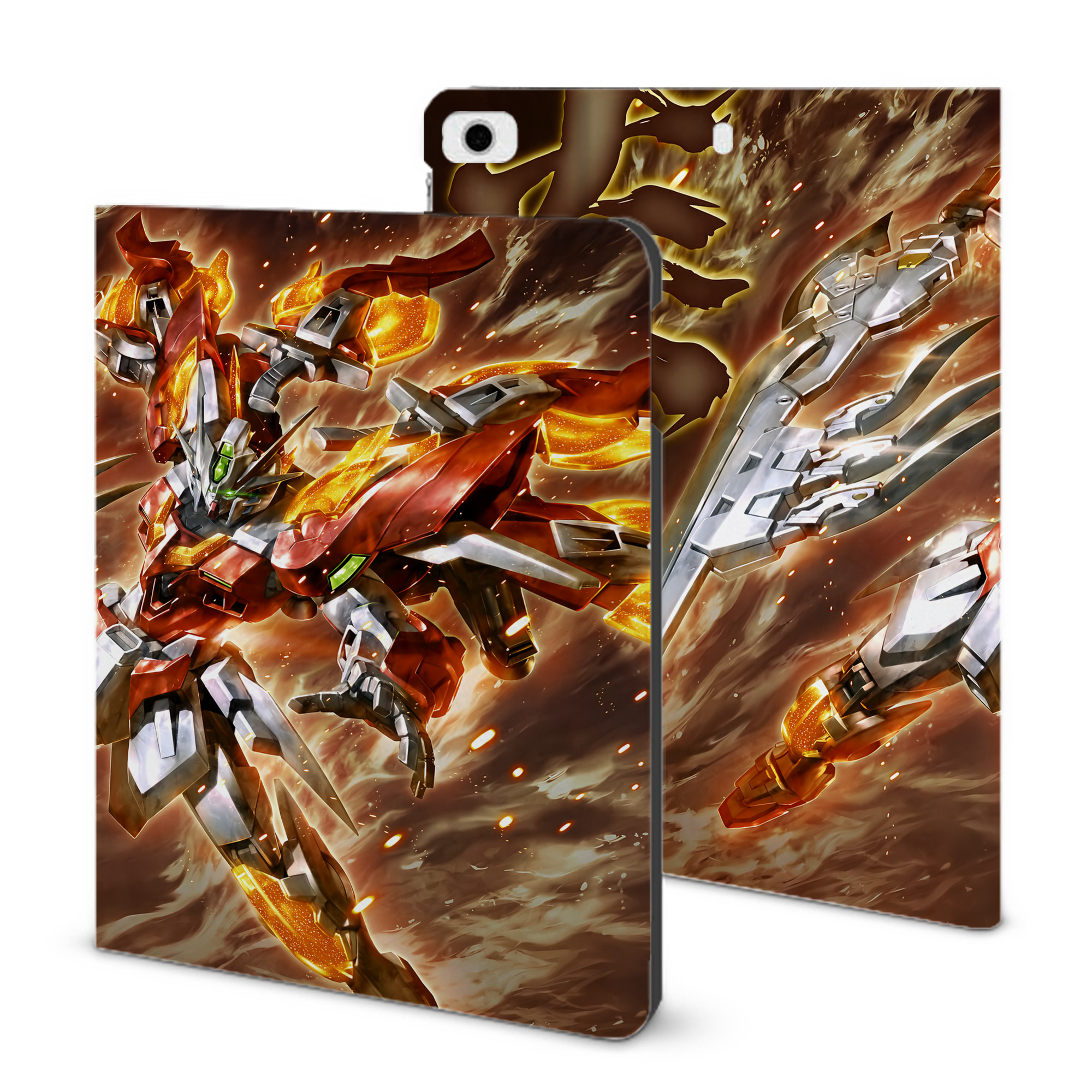 （画像用） 機動戦士ガンダム Mobile Suit Gundam IPad ケース ブック型 PUレザー TPU 耐衝撃 軽量 薄型 ペン収納なし 全面保護 IPad 各モデル対応